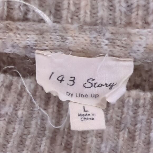 143 Story Brown Camo Crewneck Sweater - Picture 5 of 5